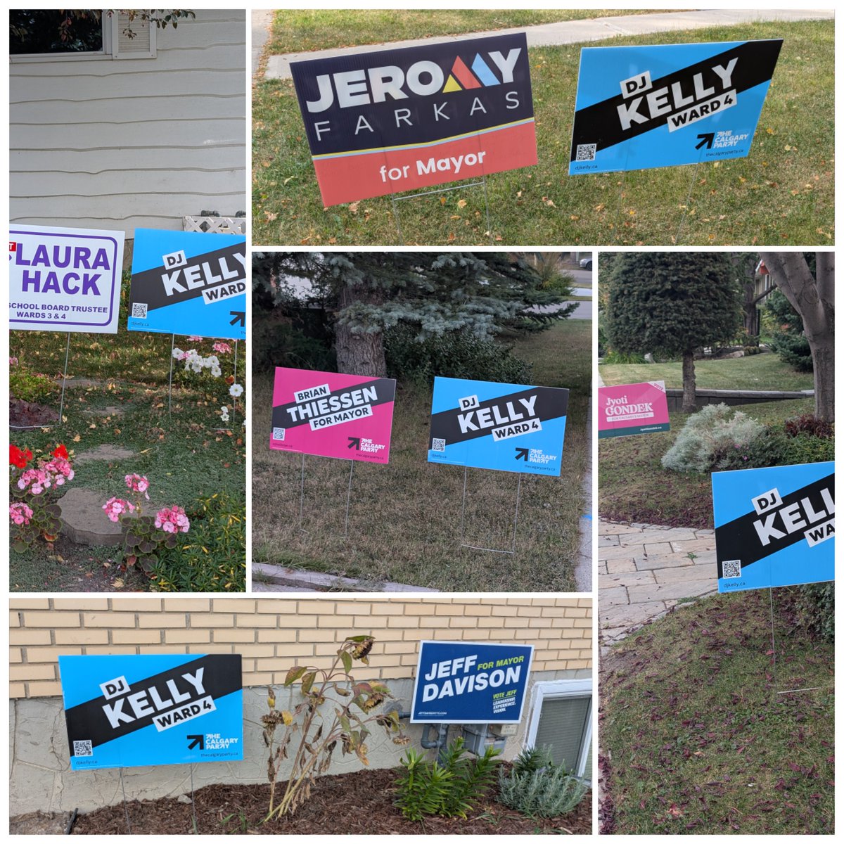 Personally I think a DJ Kelly lawn sign looks best next to a <a href="/BrianTYYC/">Brian Thiessen</a> sign, but apparently some folks think it works well with others as well. 😃

Whoever you pair yours with, you best get one at djkelly.ca/lawnsign before it's too late!