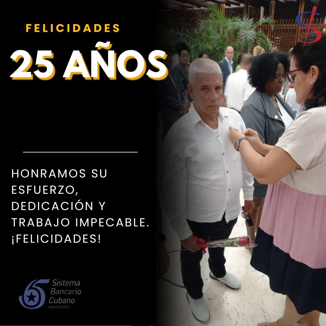 ¡Felicidades y gracias! 

Rigoberto Castellanos Valiente, por su labor ininterrumpida, por no bajar los brazos y por hacerlo siempre con tanta dedicación. ¡Un ejemplo! 

#CADECA #BancariosCubanos #CuentaConmigo