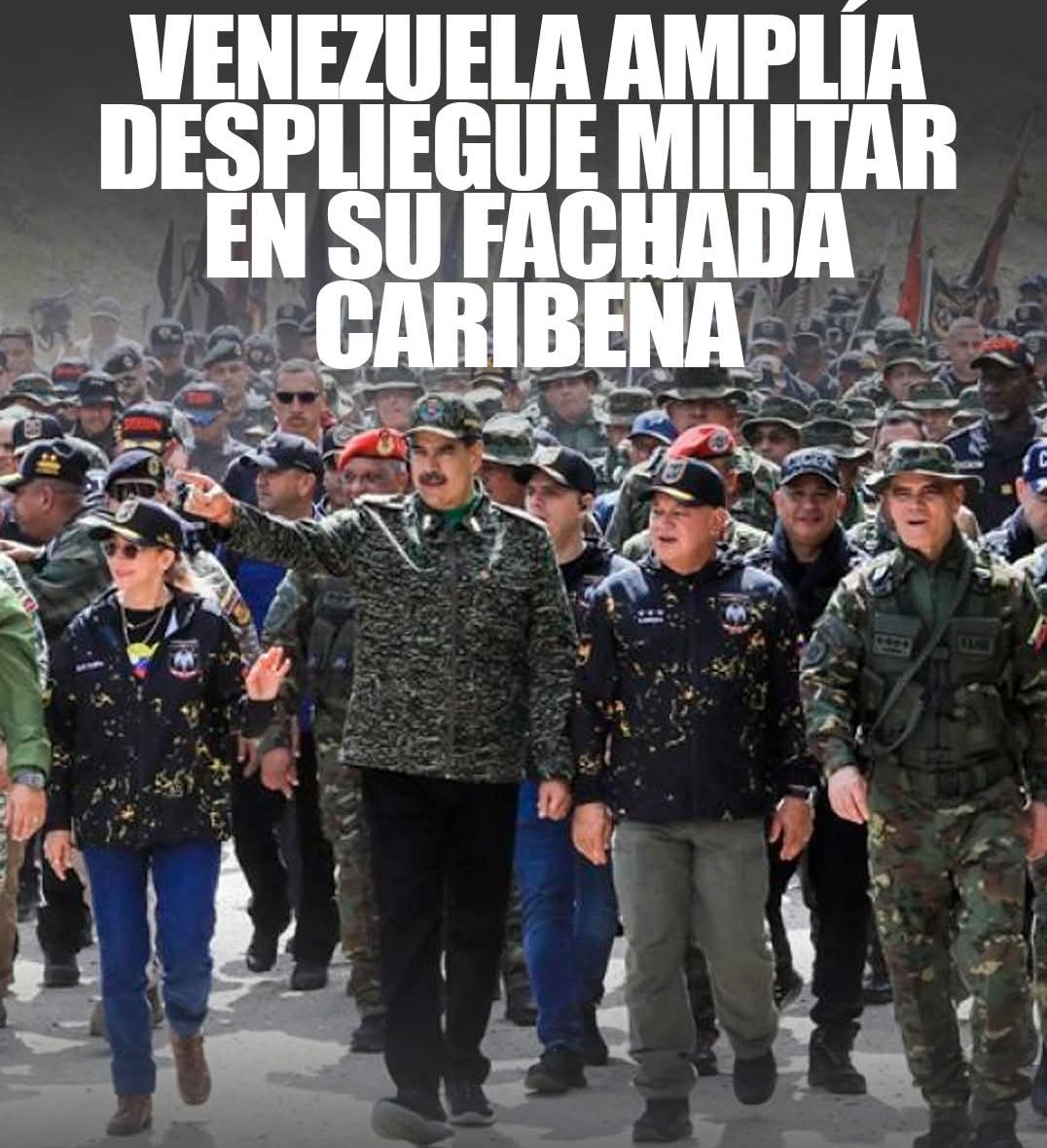 La fachada caribeña está blindada por voluntad soberana. 

No aceptamos presiones externas
#NavidadSoberaníaYPaz #UnleashDracarys🔥🐉