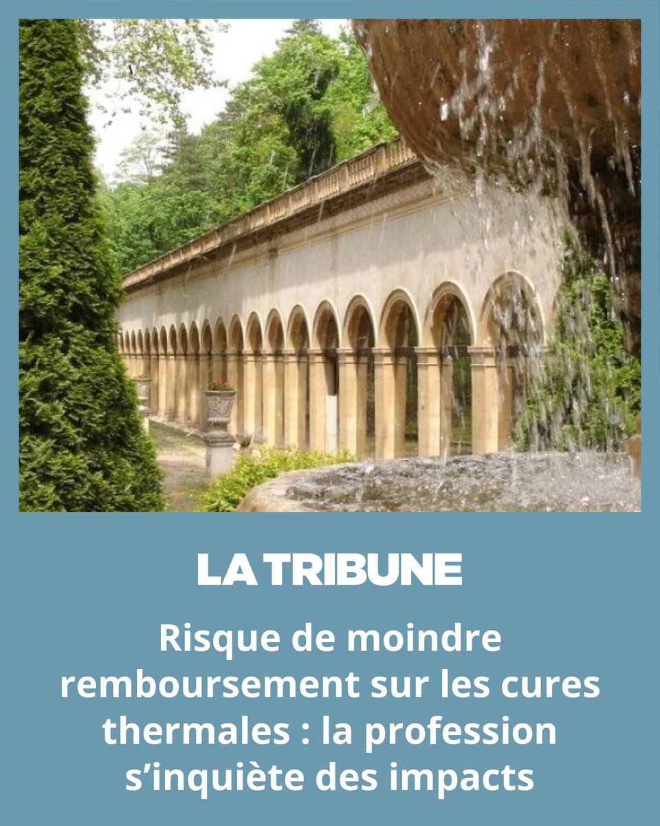💶 Le projet de financement de la Sécurité sociale vient confirmer l’intention du gouvernement de réviser à la baisse le remboursement des cures thermales pour les personnes souffrant d’affections longue durée.

✍️ Par <a href="/CChaigneau/">Cécile Chaigneau</a>

➡️ À lire ici : l.latribune.fr/Bo7