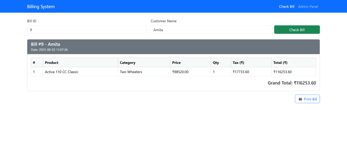 php_gurukul's tweet image. Billing System using PHP and MySQL phpgurukul.com/billing-system…