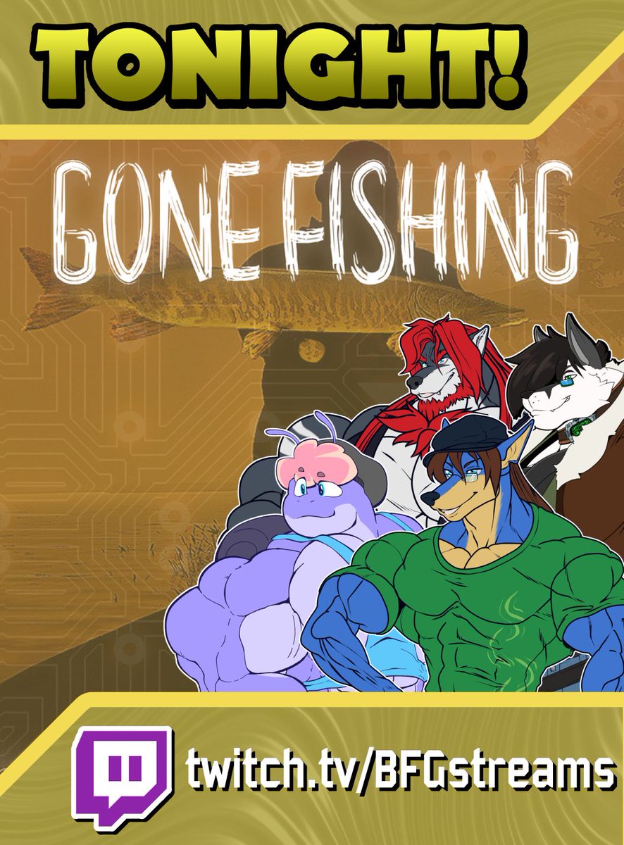 TONIGHT!

The crew gets away with a nice little fishing trip!

Stream starts at 7:30pm EST tonight!
twitch.tv/BFGstreams