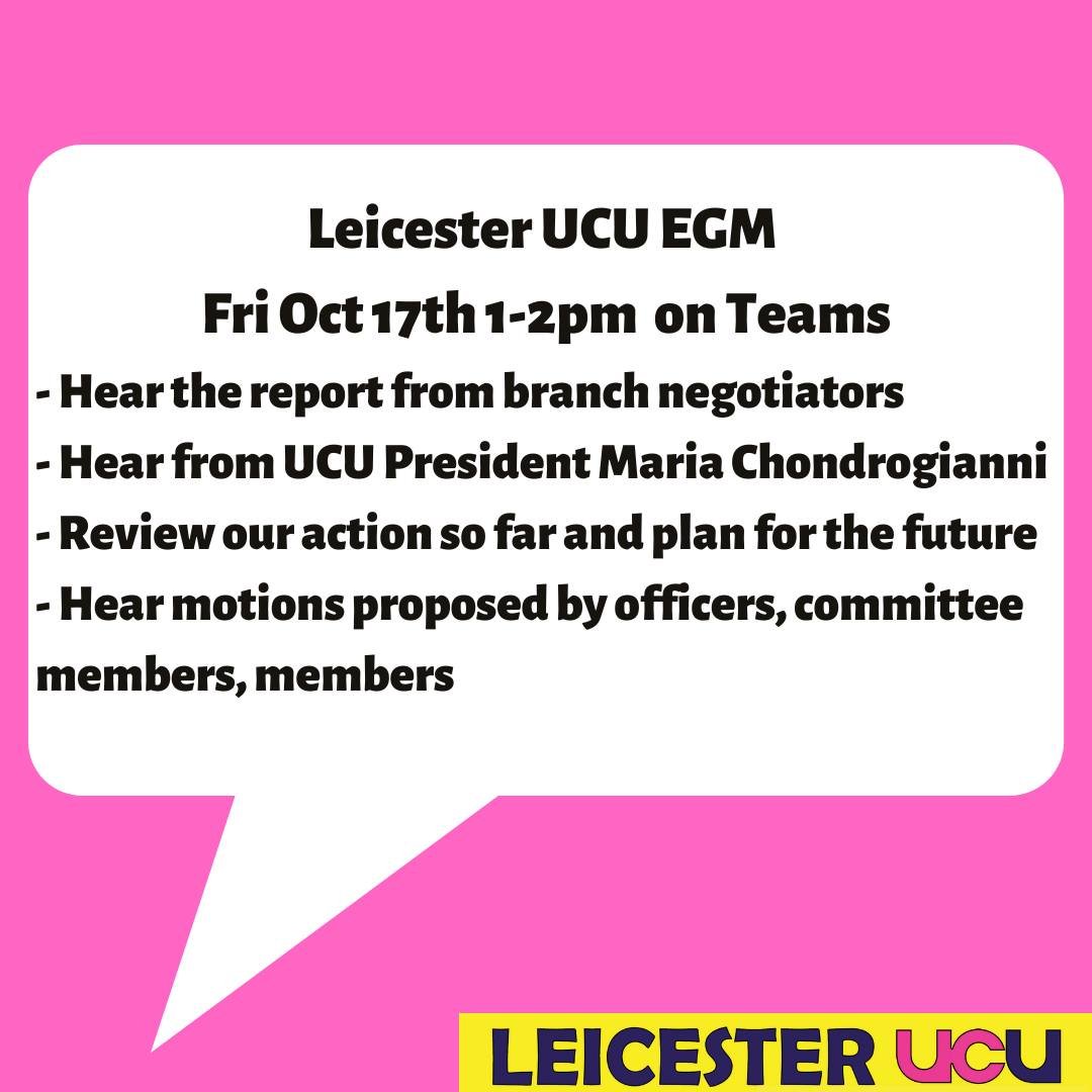 EGM tomorrow!