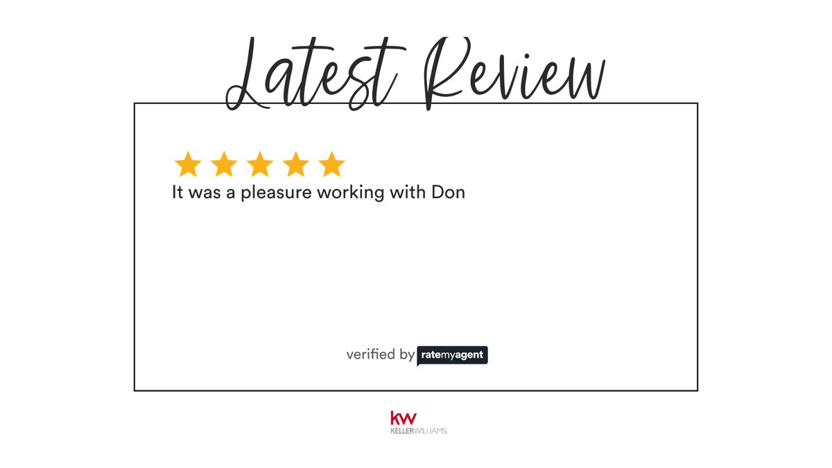 My latest review 

rma.reviews/frhq15wmho32

...
#ratemyagent #realestate #KELLER_WILLIAMS_REALTY