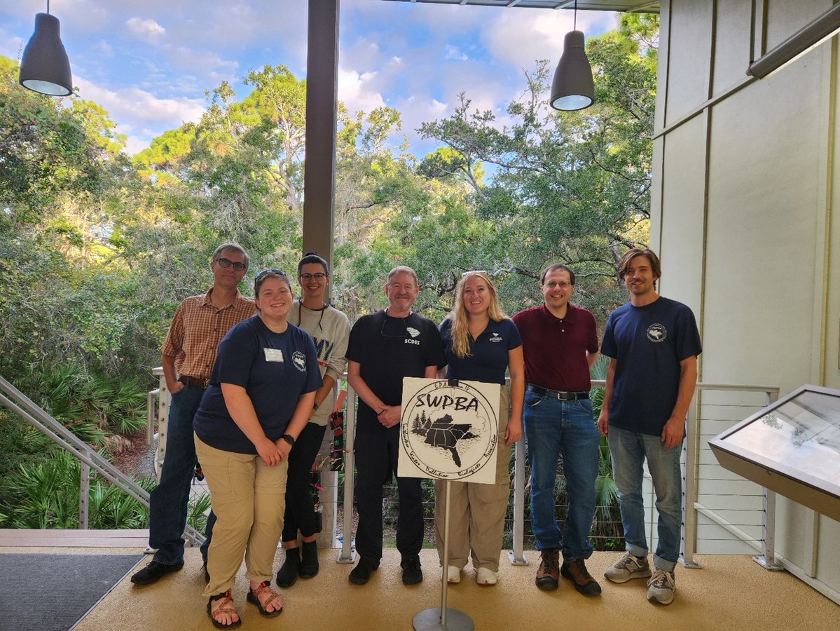 SCDES’s Aquatic Science Division shared SC’s work at the Southeastern Water Pollution Biologists Association Meeting in Florida—presenting on blackwater streams &amp; collaborating with peers on monitoring, restoration, &amp; innovative water science. #SCDES #WaterScience