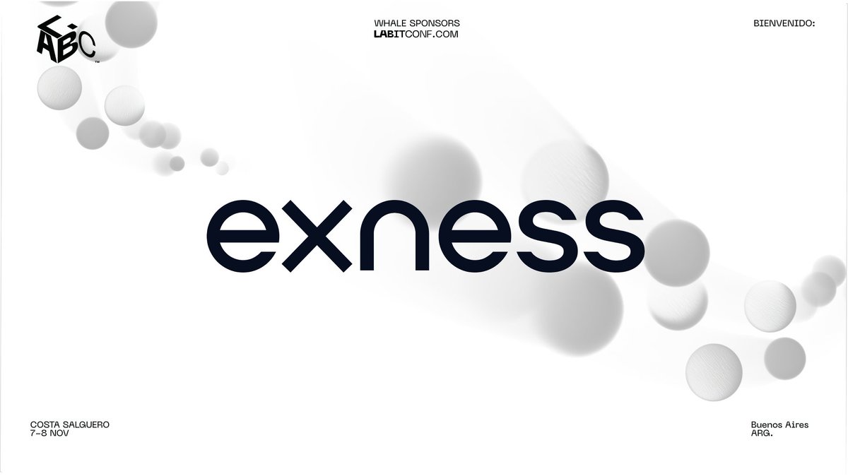 LABITCONF (@labitconf) on Twitter photo 🎉 ¡BIENVENIDO, <a href="/EXNESS/">Exness</a>, nuestro primer sponsor whale!
Exness es un bróker global de trading impulsado por la innovación tecnológica, que emplea algoritmos avanzados para ofrecer una experiencia más precisa, eficiente y transparente.
Estamos felices de que se unan a nosotros 🎉 ¡BIENVENIDO, <a href="/EXNESS/">Exness</a>, nuestro primer sponsor whale!
Exness es un bróker global de trading impulsado por la innovación tecnológica, que emplea algoritmos avanzados para ofrecer una experiencia más precisa, eficiente y transparente.
Estamos felices de que se unan a nosotros