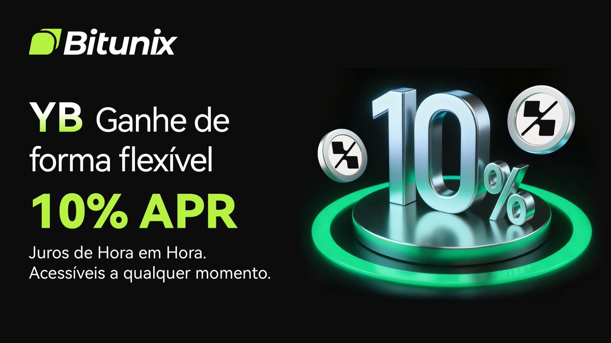 BitunixPT's tweet image. Alguém falou em #Staking de $YB? 👀
Desfrute de altos rendimentos de forma flexível, com juros de hora em hora a serem pagos sem necessitar de bloquear as suas #criptomoedas
Entre já👉short.bitunixads.com/iXk7trdZ