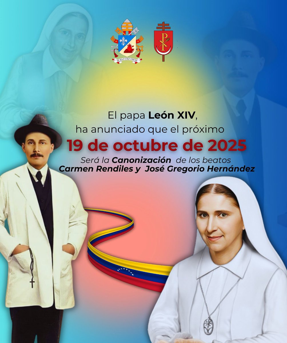 El 19 de octubre celebramos la santidad de nuestros beatos.

 La fe venezolana se eleva #NavidadSoberaníaYPaz #UnleashDracarys🔥🐉