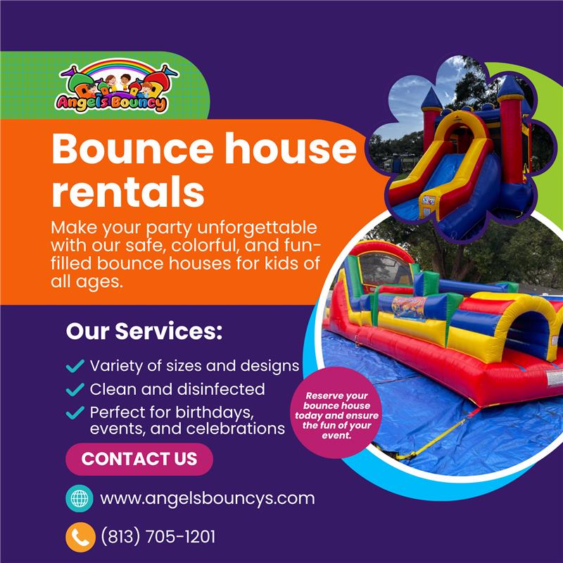 AngelsBouncyFL's tweet image. 🎉🛝 At Angels Bouncy, we bring the fun right to your party with our inflatable house rental services.

🌐 angelsbouncys.com
#AngelsBouncy #TrampolineRental #FunWithoutLimits #ChairsAndTablesRentals #EventsPerfect #QualityAndComfort #Chairs #SuccessfulEvents #ChairRentals