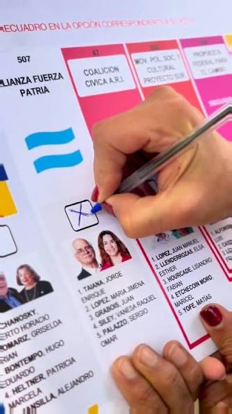 Si querés votar a Taiana marcá con una cruz a Taiana.

No tenemos que andar explicando cosas raras.