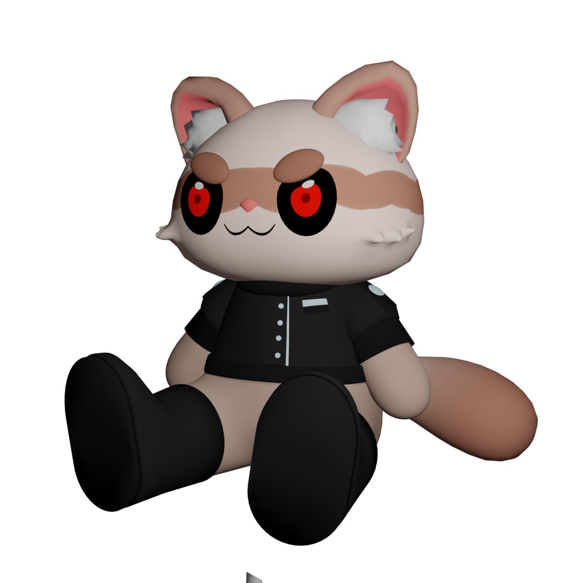 a silly ferret creature I made for <a href="/CodeNamedFerret/">CodeNamedFerret - Ferret Vtuber</a> , originally just an ORB, but tried to make a body