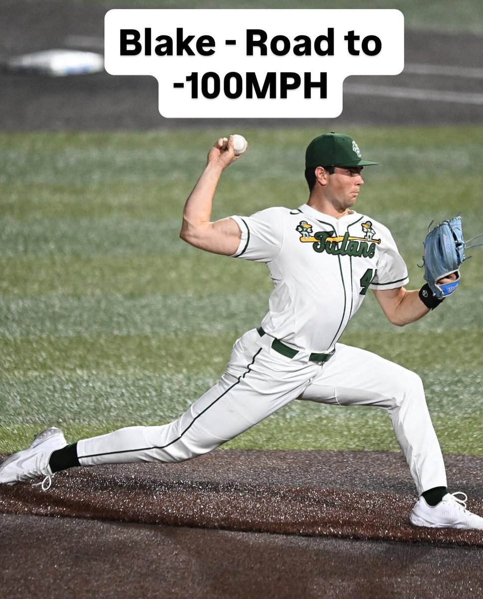 pakbaseball's tweet photo. Pakistan first 100MPH pitcher in making: 🔥 Blake Mahmood @TulaneBaseball is pure heat! He touched 97–98 MPH and even his first warm-up in Chicago came in at 95 MPH! We can’t wait to see the magic he brings in 2026. 💚⚾️ #PakBaseball #RoadTo2026 https://t.co/ke6l3M4szS