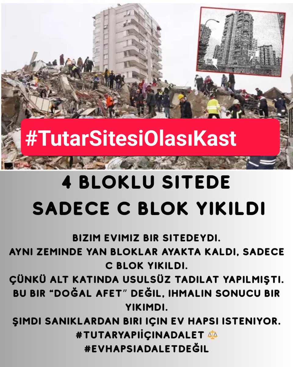 DUYDUK  DUYMADIK DEMEYİN..‼️ 

#TutarSitesiOlasıKast VARDIR.

ADALET YERİNİ BULSUN DİYE SUSMUYORUZ...‼️