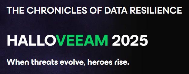 #Halloveeam 2025 is only two weeks away. The #Veeam Team had a lot of fun creating this mini-movie for you. So register today and prepare popcorn for this special event! 

go.veeam.com/halloveeam-de.…
