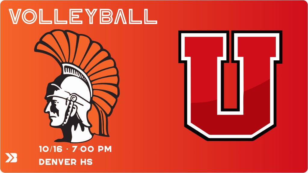 Volleyball (Junior Varsity) Game Day! - Check out the event preview for the The Waterloo East Trojans vs The Union Community Knights. It starts at 7:00 PM and is at Denver HS CC Varsity Gym . gobound.com/ia/ighsau/vb/2…