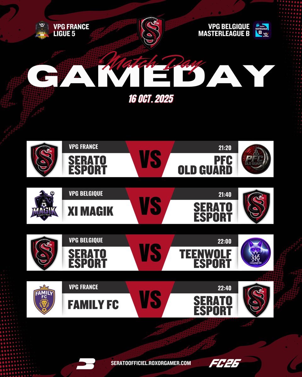 SRT Mesah (@srtmesah) on Twitter photo FC26 ⚫️🔴
Retour sur <a href="/VPGFrance_/">VPG France</a> et <a href="/belgique_vpg/">VPG BELGIQUE 🇧🇪</a>
Après la débâcle d hier soir nous comptons sur l équipe pour remettre les choses en ordres . FC26 ⚫️🔴
Retour sur <a href="/VPGFrance_/">VPG France</a> et <a href="/belgique_vpg/">VPG BELGIQUE 🇧🇪</a>
Après la débâcle d hier soir nous comptons sur l équipe pour remettre les choses en ordres .