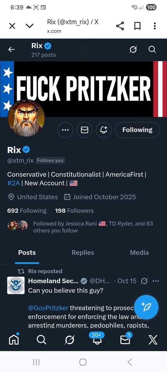 Can we help find these accounts some new friends 
<a href="/xtm_rix/">Rix</a> 
<a href="/Pondering2534/">PonderingPerson</a> 
F&amp;R
💪🫶👊💥💯🇺🇸