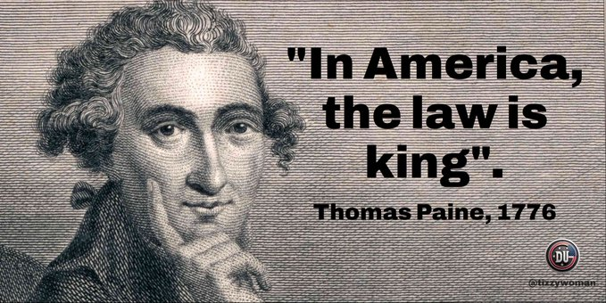In 1776, Thomas Paine said, "In America, the law is king".

This Saturday on October 18, 2025, sane and concerned Americans are taking the streets to protest against the worst president America has ever had.

Donald Trump believes being president of the USA means you are a King.