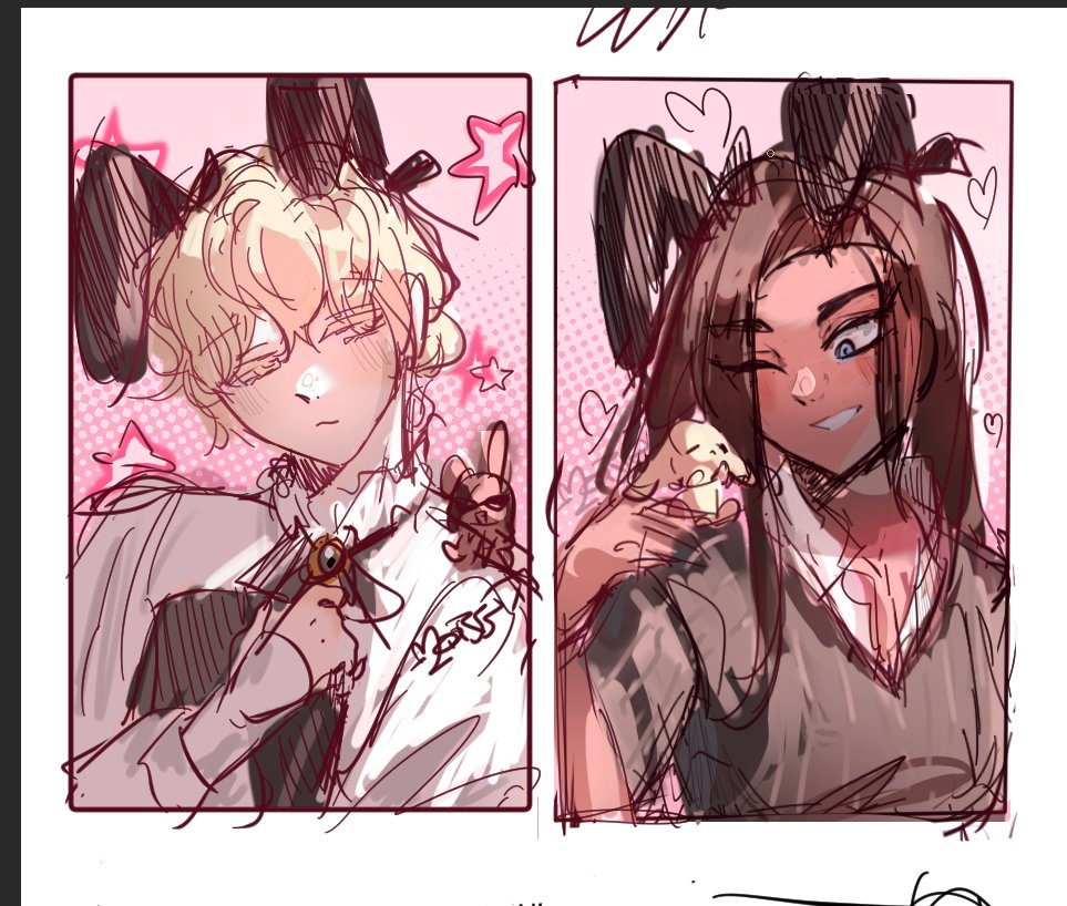 lately everytime i try to draw smth i get tired quickly idk why 😭😭 i feel more lazy than usual- anyways heres the progress of this