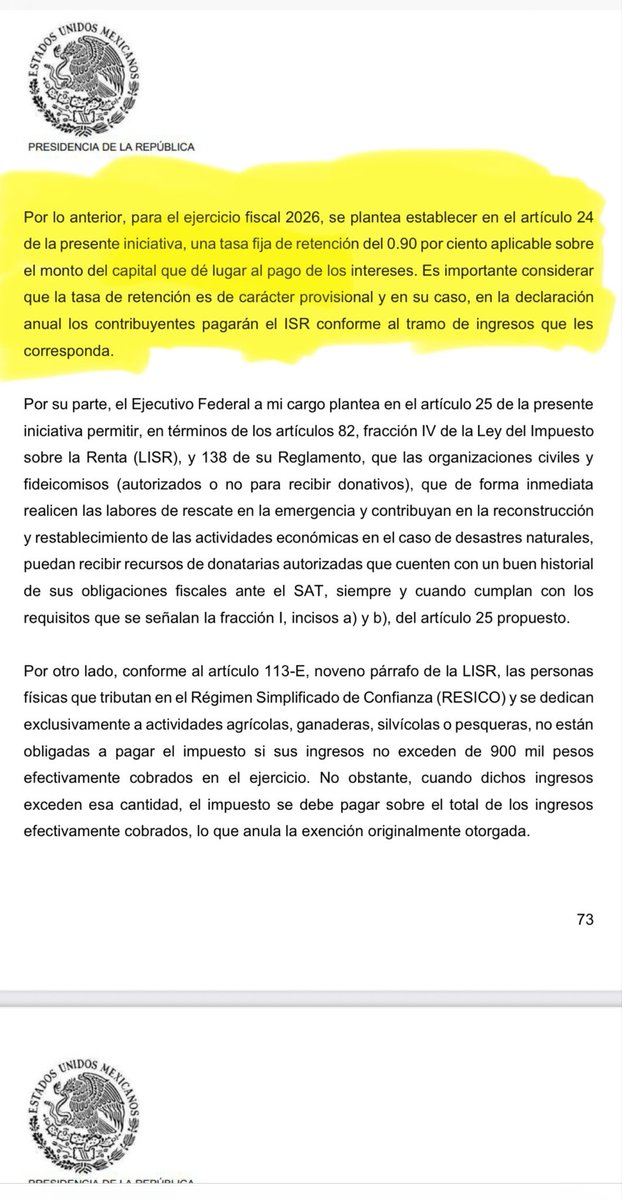 mario_dico50's tweet photo. 🔴 Y falta que aprueben HOY el aumento del 90% al impuesto al ahorro !  El @SATMX espiará tus compras y te cobrará impuesto por ahorrar ! https://t.co/jy18oV87ZJ
