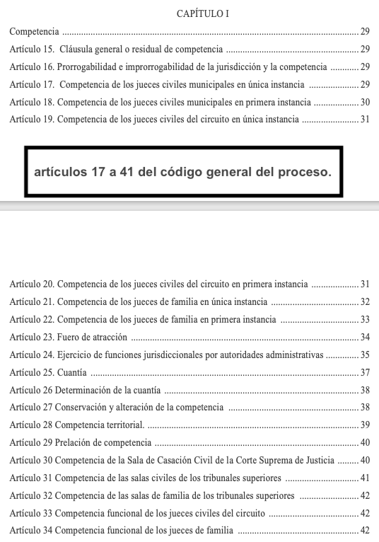 eaospina's tweet photo. Que nos dice los articulos 17 al 41 del CGP https://t.co/A1Dm7AYPO4