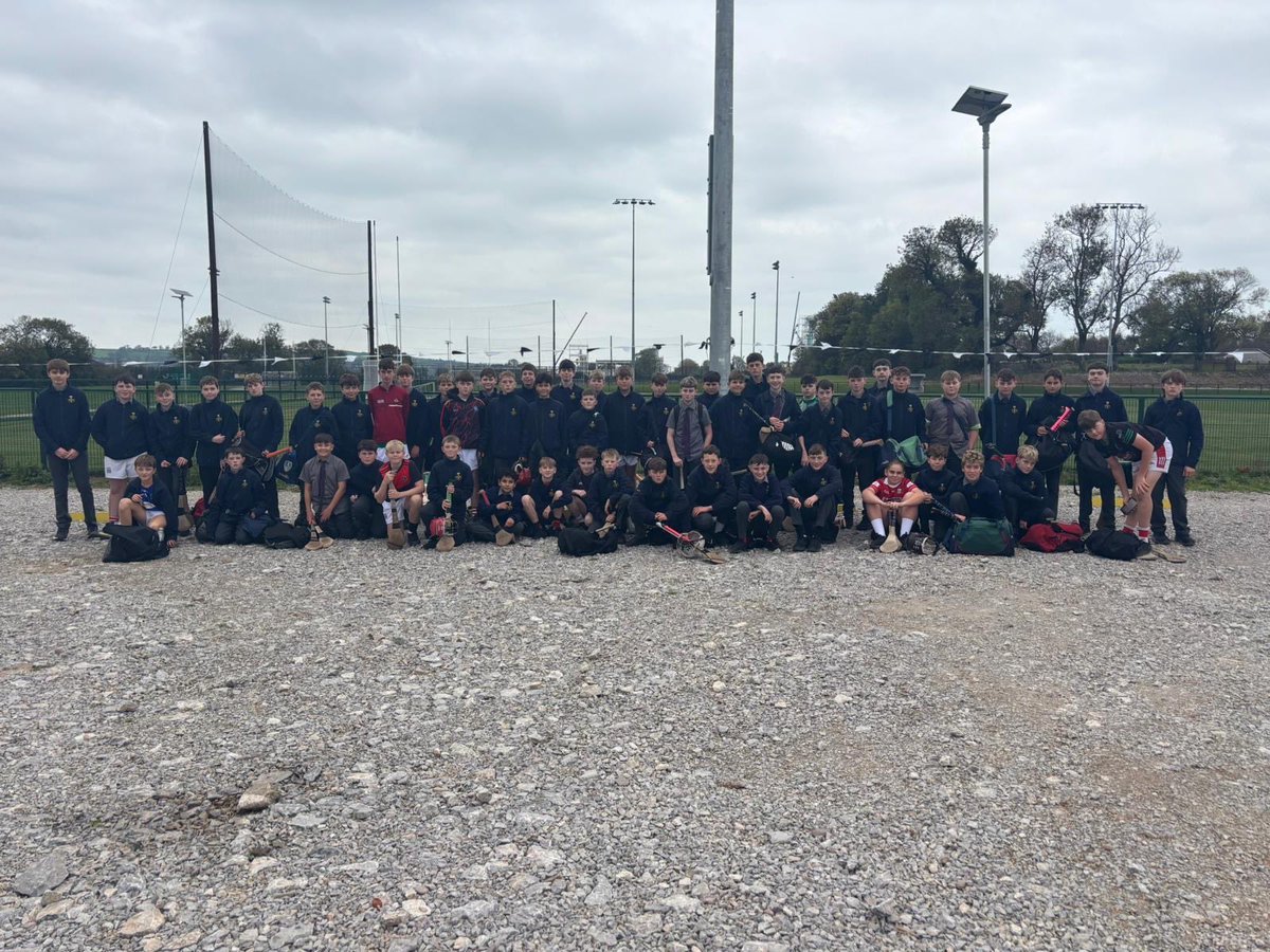 Today, our U14 hurlers took part in a Rebel Óg blitz in Park South, Midleton, competing strongly against teams from across Cork. 

Over the past two days, 96 students have hurled for the school at U14 level. Well done lads! 🔴⚪️🔴⚪️