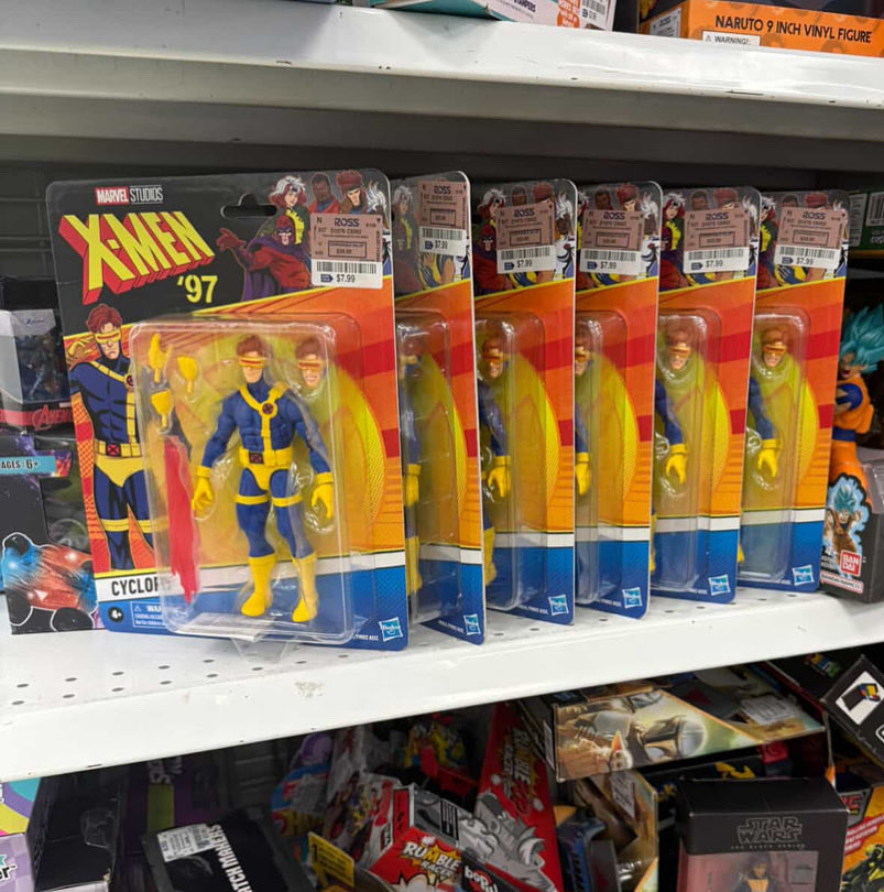 To Ross, my X-Men! Thanks to <a href="/lalo/">Lalo</a>.f69 on IG for sending over his $7.99 Marvel Legends X-Men ‘97 Cyclops finds from Phoenix, AZ!

Keep one eye out for this one if you need it.  

#xmen #xmen97 #marvellegends #marvel #marvelcomics #actionfigures #rossdressforless #rossfinds
