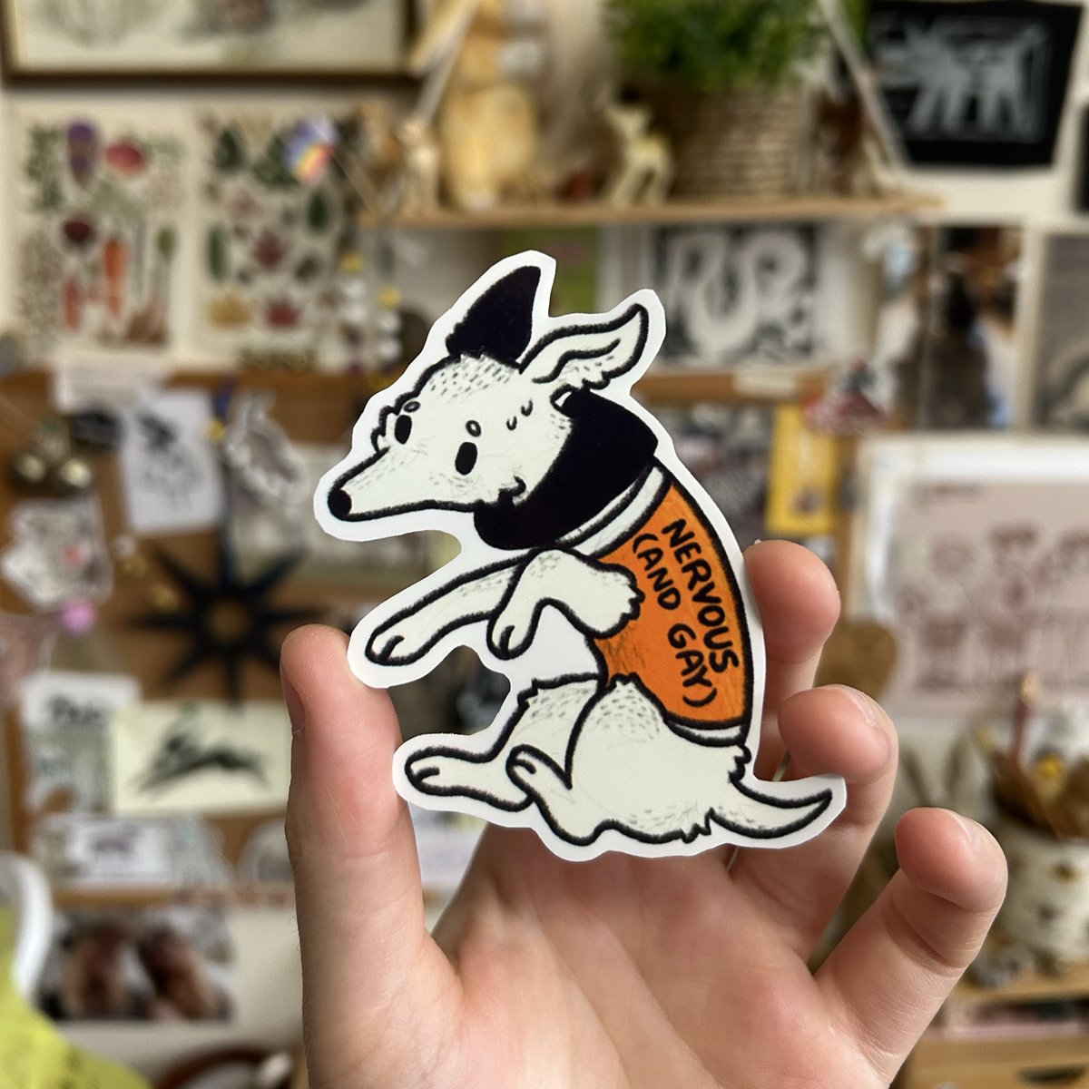 dog that is nervous (and gay)