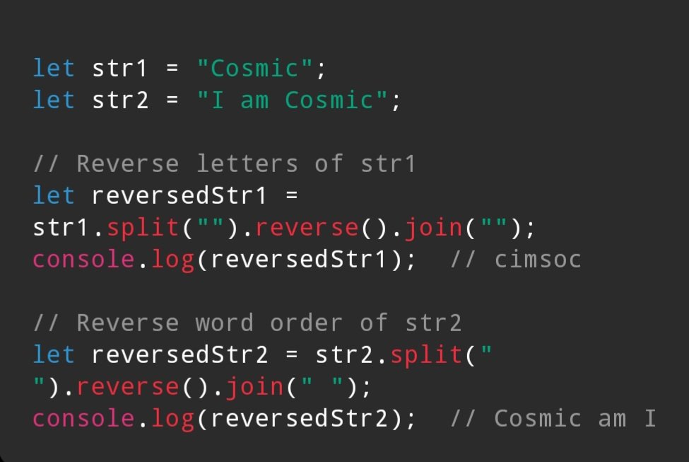 cosmicc1444's tweet image. Can you reverse both the letters and the words of a string? 🌵
Drop your logic 👇
#JavaScript #LearningInPublic #CodingChallenge #LearningJourney
#WomenInTech #CodingJourney