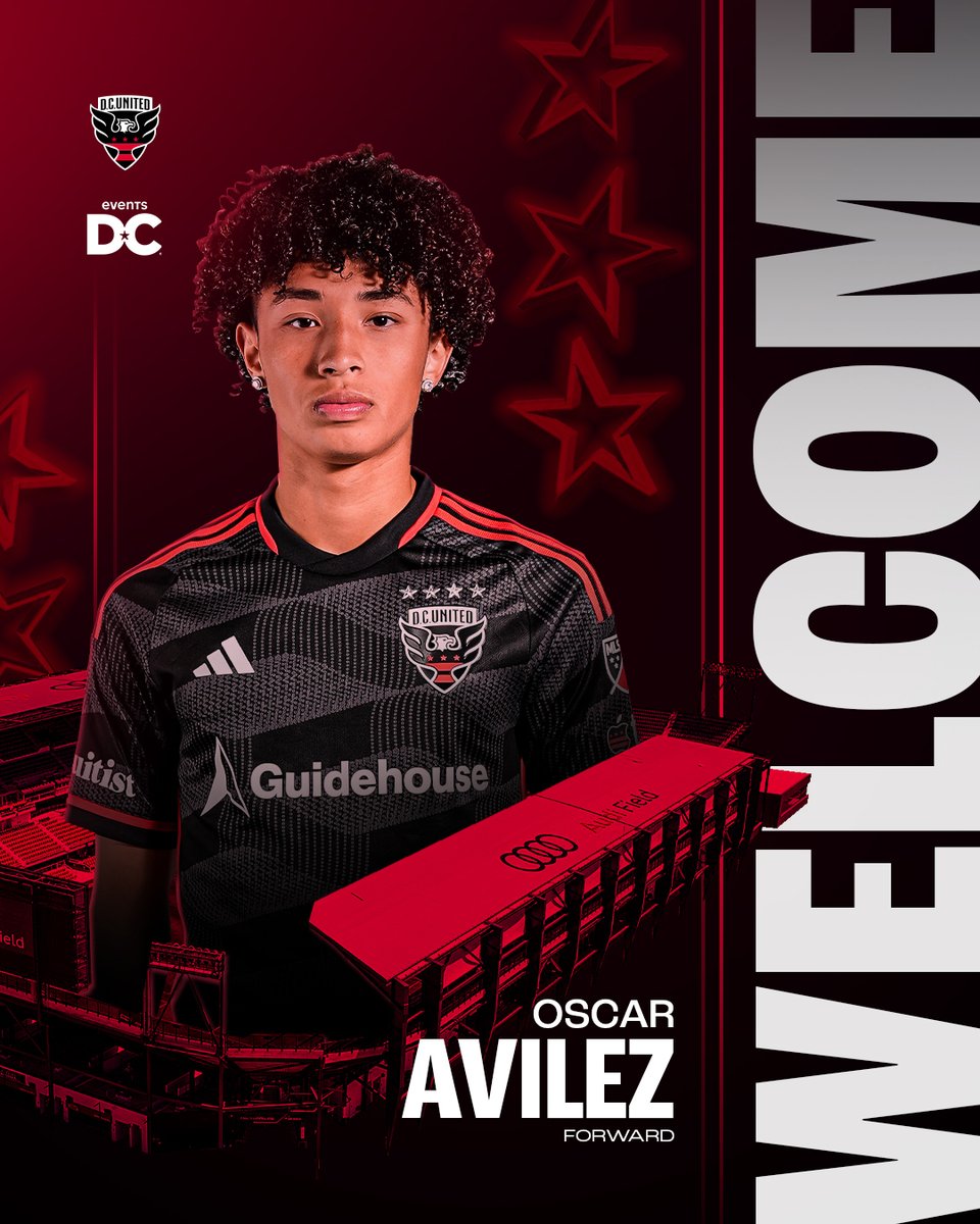 A new chapter begins for <a href="/DCUyouth/">D.C. United Academy</a> standout Oscar Avilez.

The 15-year-old forward has signed his first professional contract with D.C. United as the 22nd Homegrown Player in club history 🖤❤️ <a href="/TheEventsDC/">Events DC</a>  

Read More 📖: bit.ly/4hoQD9p