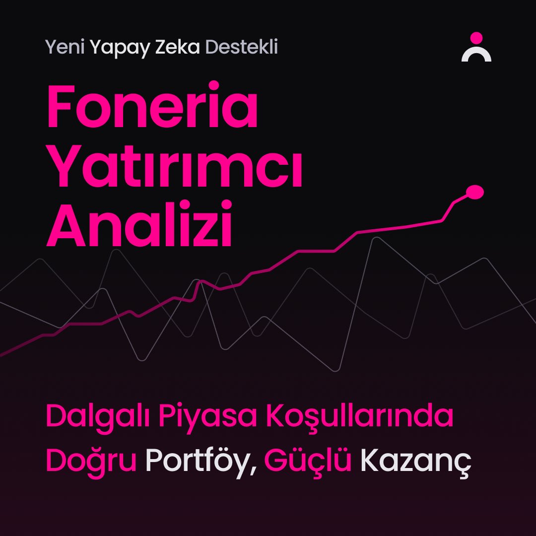 Dalgalı piyasa koşullarında, doğru portföy güçlü kazancın anahtarıdır. 🔑

Yenilenen yapay zeka destekli Foneria Yatırımcı Analizi ile yatırım tarzını keşfet!

📲 Foneria App: foneria.onelink.me/l0hh/owcltdyh

#Foneria #FoneriaYatırımcıAnalizi