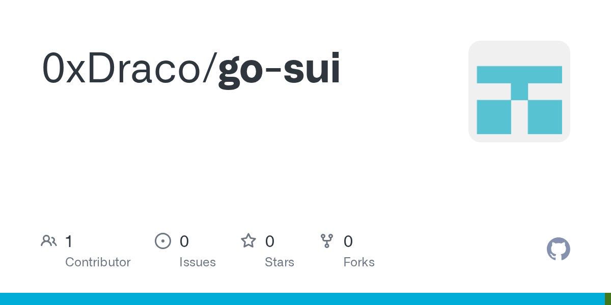 SuiHubAfrica's tweet image. One of the builders at the SuiHub (@0xdracooo) has built a Go client for the latest Sui gRPC APIs.
It builds on top of sui-api proto stubs with easy helpers for pagination, coin selection, check points, and transaction simulations, including wait for finality.