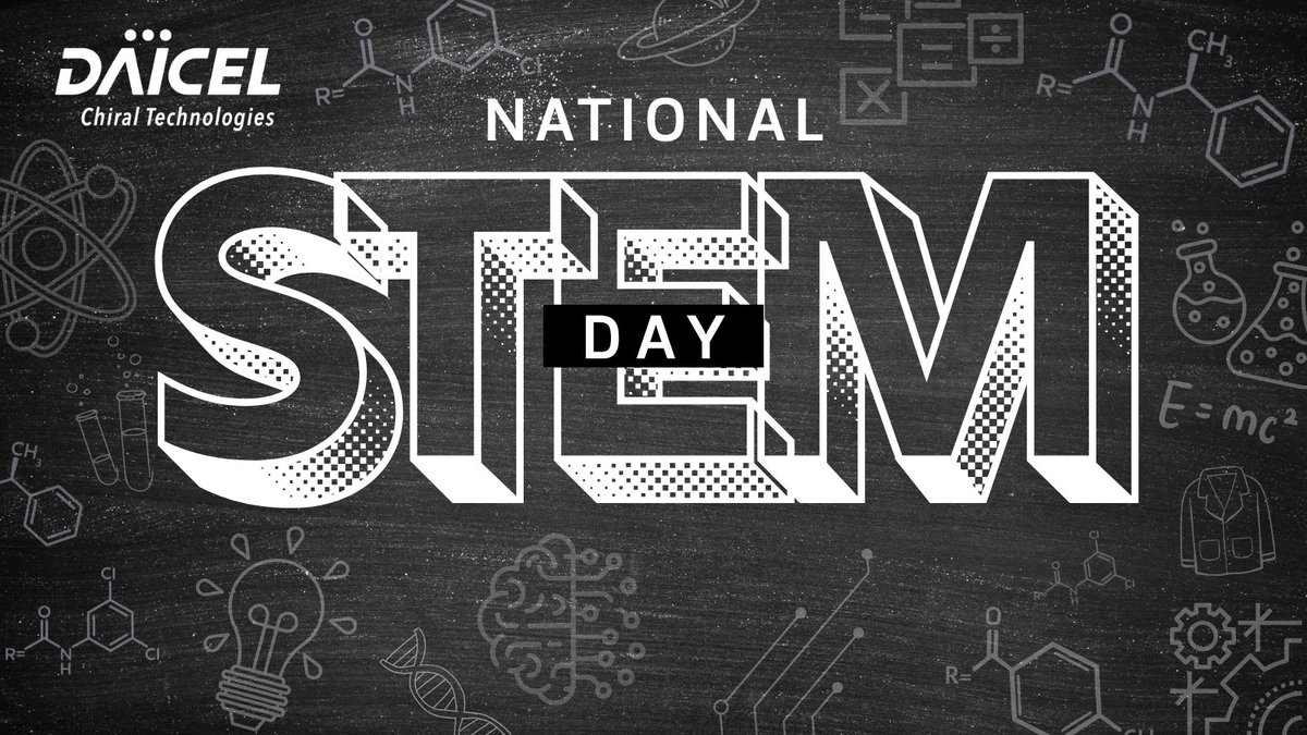 ChiralTech's tweet image. Curiosity fuels discovery. Innovation drives progress.
Happy #NationalSTEMDay to all the scientists, engineers &amp;amp; problem-solvers shaping the future, and inspiring the next generation to do the same. 🌎🔬