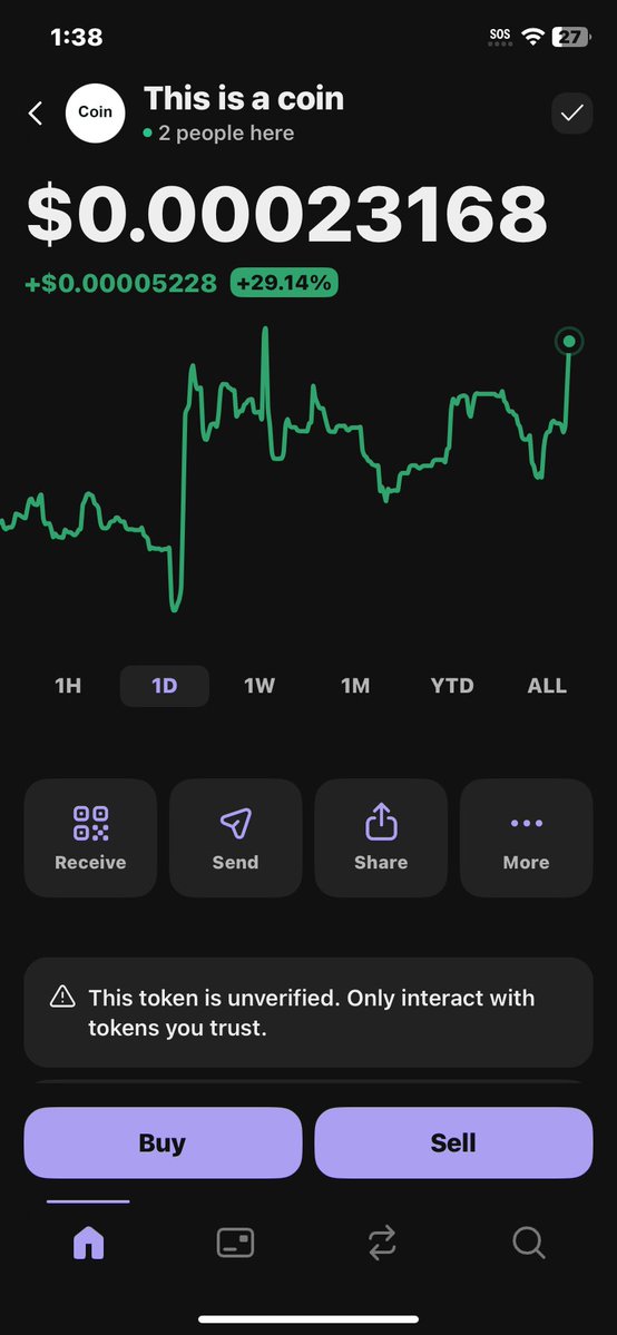 If you didn’t load up on $Coin when I was bull posting on dips… 

You’ll be regretting that decision for a life time when you see what’s coming after it happens..

Ca: 2SAJiAL5FSTJ42bRivHJEYnhY7oS27ZQrJDgetDEpump

thisisacoin.org

#Coin #memecoin #SolanaMemeCoin
