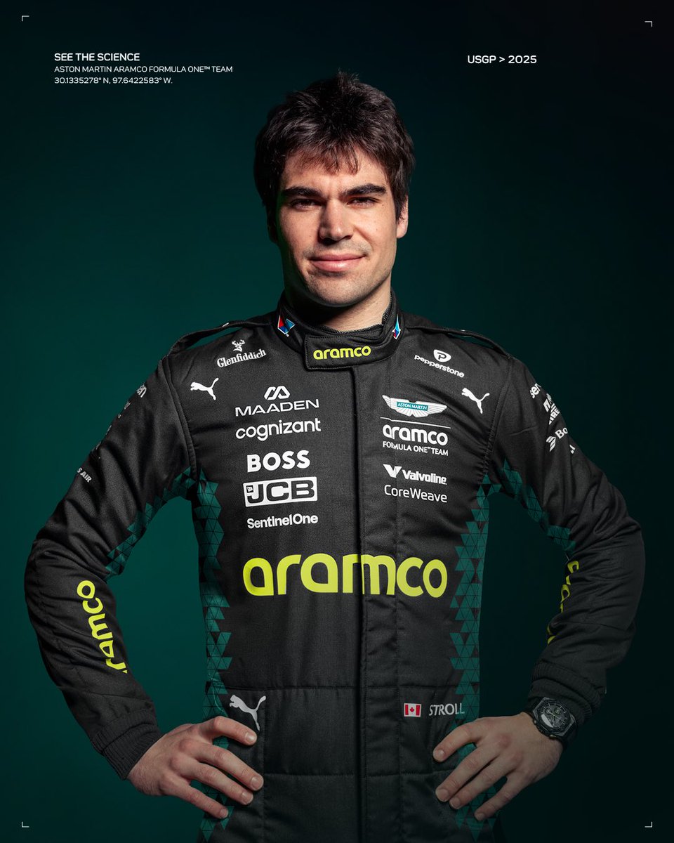 Aston Martin Aramco F1 Team (@astonmartinf1) on Twitter photo A bold new look for the weekend. Our <a href="/pumamotorsport/">PUMA Motorsport</a> special edition #USGP race suits do more than just look the part.
Blending our signature silhouette with defining details from our USGP livery running on the AMR25 this weekend. A bold new look for the weekend. Our <a href="/pumamotorsport/">PUMA Motorsport</a> special edition #USGP race suits do more than just look the part.
Blending our signature silhouette with defining details from our USGP livery running on the AMR25 this weekend.