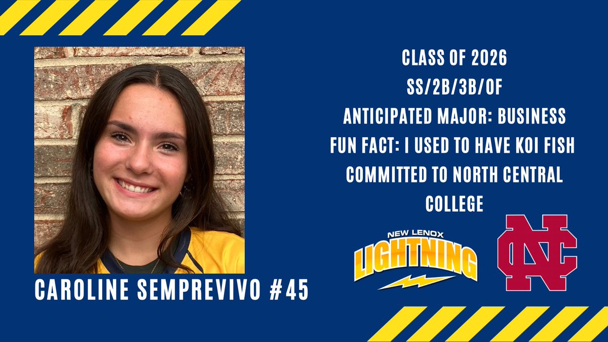 New Lenox Lightning MD (@nllightning_md) on Twitter photo 🚨‼️MEET THE 2025-2026 TEAM‼️🚨 Introducing #45 Caroline Semprevivo! <a href="/CarolineSemp00/">Caroline Semprevivo</a> 🚨‼️MEET THE 2025-2026 TEAM‼️🚨 Introducing #45 Caroline Semprevivo! <a href="/CarolineSemp00/">Caroline Semprevivo</a>