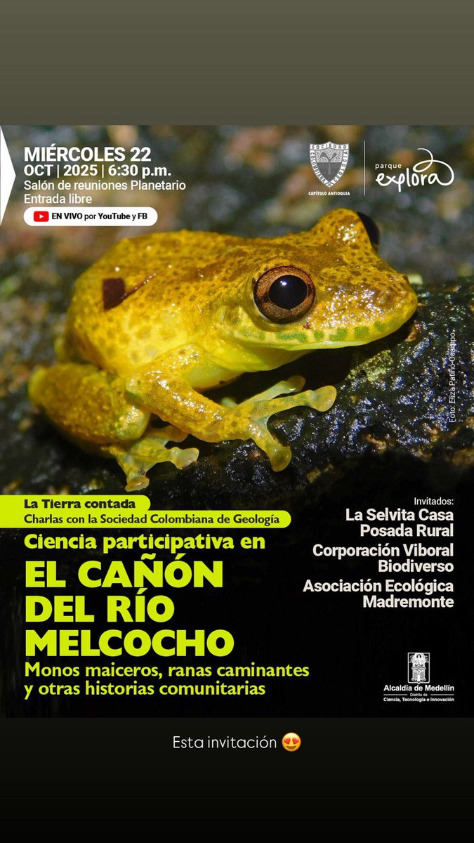 Les tengo una invitación hermosa para el próximo miércoles 🐸