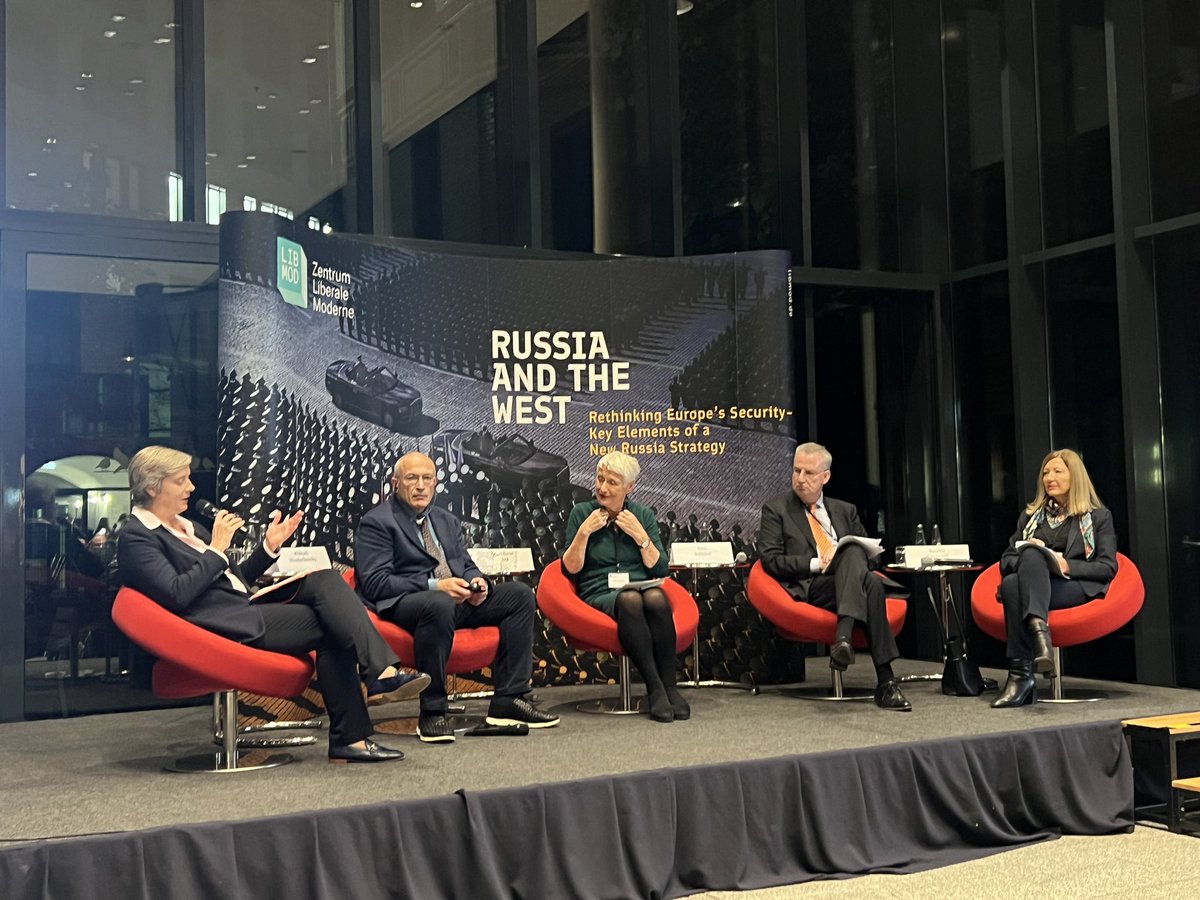 🇱🇻 Ambassador Alda Vanaga taking part in a discussion in Berlin on Europe’s security and a new Russia strategy <a href="/LiberaleModerne/">LibMod - Zentrum Liberale Moderne</a>