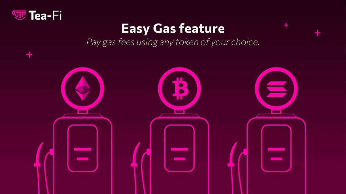 allankevyncript's tweet image. ☕️ What if gas fees were no longer a problem?

Meet EasyGas by @TeaFi_Official  — the invisible engine that makes cross-chain DeFi actually seamless. 🚀

With EasyGas:
✅ No more confusion about native tokens
✅ No more bridging assets just to pay fees
✅ No more blocked…