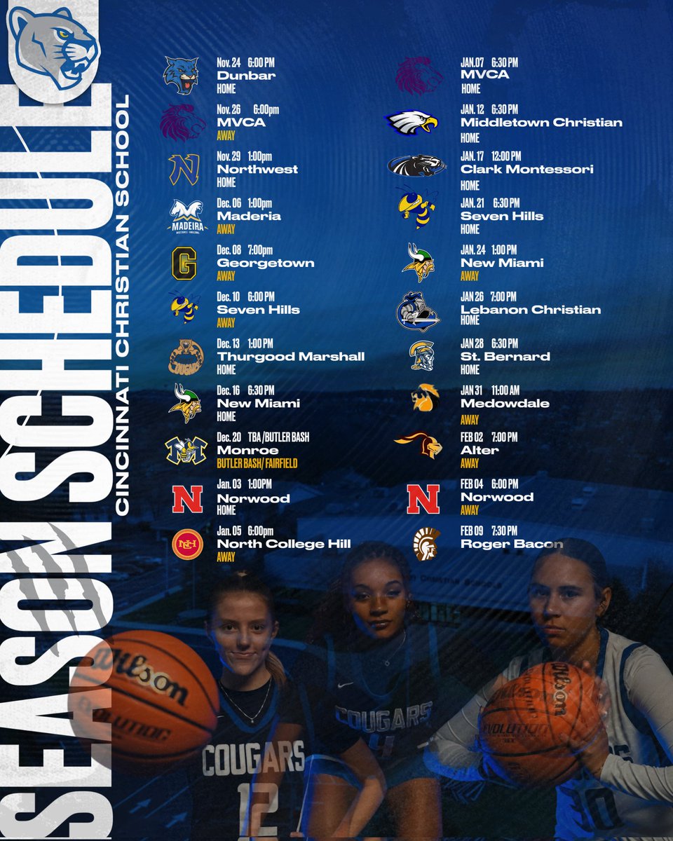 ccs_bball_girls's tweet image. 🐾 2025-2026 SEASON DROP 🔥🏀

The wait is over… your Cincinnati Christian Cougars are locked in and ready to make a statement this season. Every game. Every rep. Every moment matters.

Let’s make this year one to remember.
#OnTheHunt🐾 #PoweredByFaith🙏