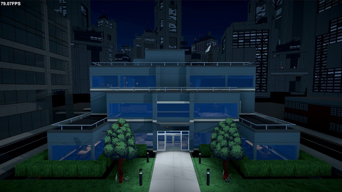 Solar Microcorp building - exterior 

#gamedev #cyberpunk #pixelart