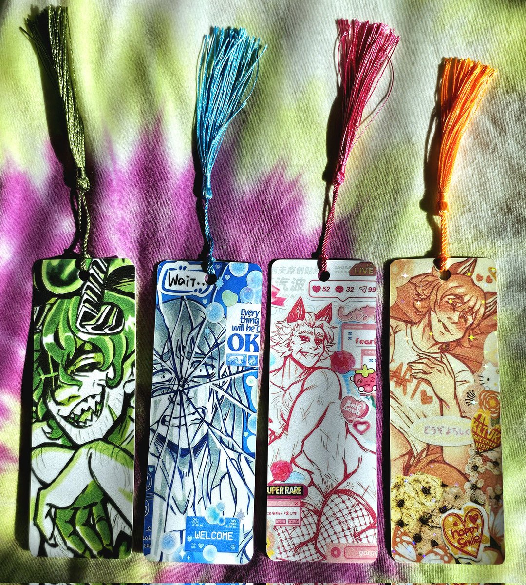 Made a bunch of Boyfriend to Death / The Price of Flesh / You Kill Me Every Time Bookmarks~ In my sh0p now!! 🎶💖