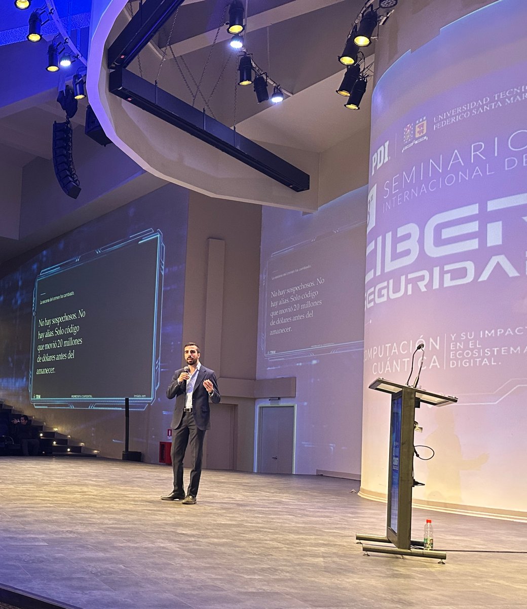 Last week, the TRM Labs team traveled to Mexico City and Santiago to  discuss #crypto threats with leaders from public and private sectors. At  ABM AML, Chris J. urged banks to embed