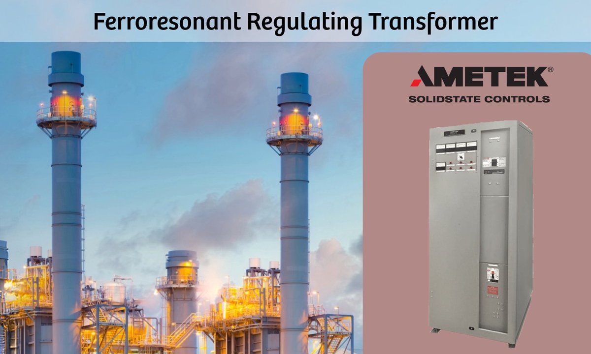 AMETEK Solidstate Controls' Ferroresonant Regulating Transformers are housed in single system enclosures. They are designed to accept a widely varying AC input voltage, while simultaneously producing a well-regulated, filtered AC output. Learn more at solidstatecontrolsinc.com/products/power…