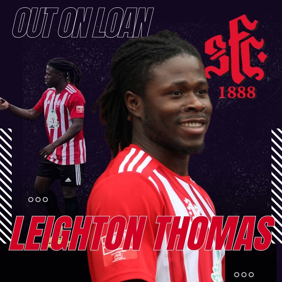 Shaftesbury F.C (@sfc1888) on Twitter photo 🚨Leighton Loan🚨
Leighton Thomas has joined <a href="/FootballBashley/">Bashley FC</a> on a month’s loan to get some valuable game time. We wish him well during his spell away and look forward to his return! ⚽ #ShaftesburyFC #loan 🚨Leighton Loan🚨
Leighton Thomas has joined <a href="/FootballBashley/">Bashley FC</a> on a month’s loan to get some valuable game time. We wish him well during his spell away and look forward to his return! ⚽ #ShaftesburyFC #loan
