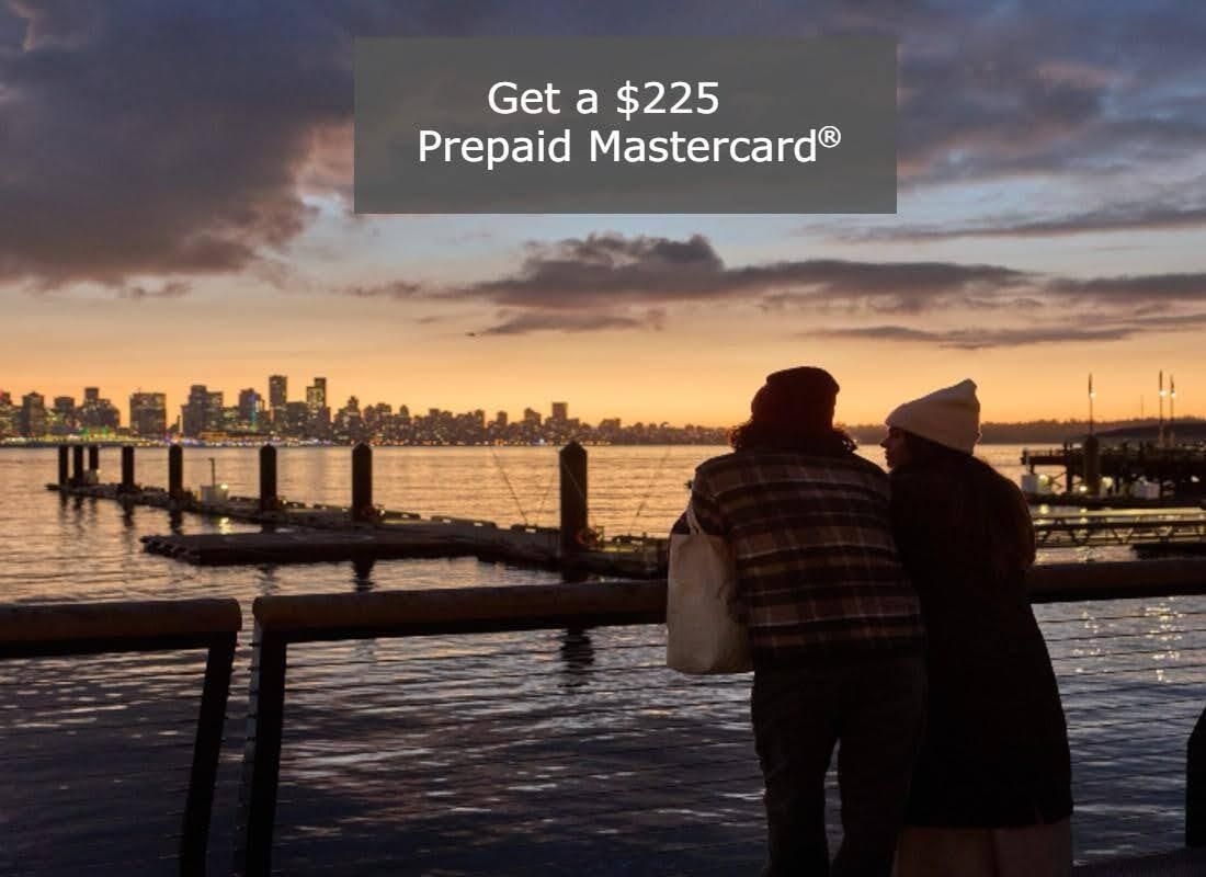 Book your downtown Vancouver getaway with any of these 9 hotels and get a $225 Prepaid Mastercard® with a minimum 2-night stay! Limited time offer. 
Learn more at Stayvancouverhotels.com