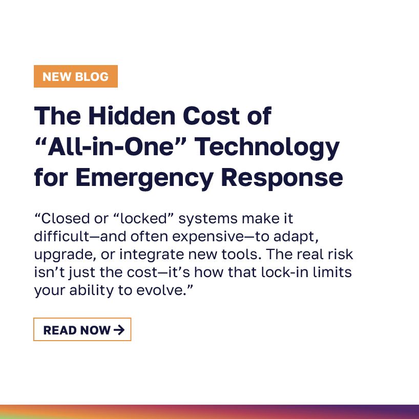 The pressure to modernize emergency response technology is real. A single-vendor solution might sound like the easiest path forward—but is it really? Read more about the hidden costs of all-in-one technology: prizym.co/resources/the-… 

#PublicSafetY #EmergencyResponseTech #NG911