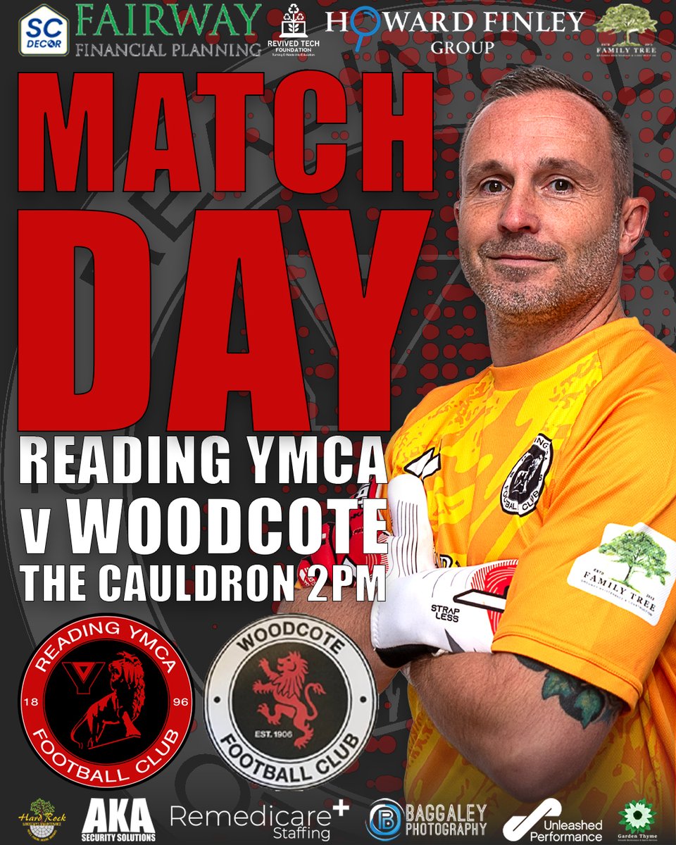 𝗥𝗘𝗔𝗗𝗜𝗡𝗚 𝗬𝗠𝗖𝗔 𝘃 𝗪𝗢𝗢𝗗𝗖𝗢𝗧𝗘

🏆Thames Valley Premier League
🏟️The Cauldron
🕑KO 2pm
🎟️Free Admission
🌭Food Available
🍺Licensed Bar

readingymcafc.com

🤝<a href="/HowardFinleyLtd/">Howard Finley</a> | familytreegmc.co.uk | <a href="/Stuartcripps4/">Stuart Cripps 💙</a> | <a href="/fairway_fp/">Fairway FP</a> | facebook.com/HardRock1978 |