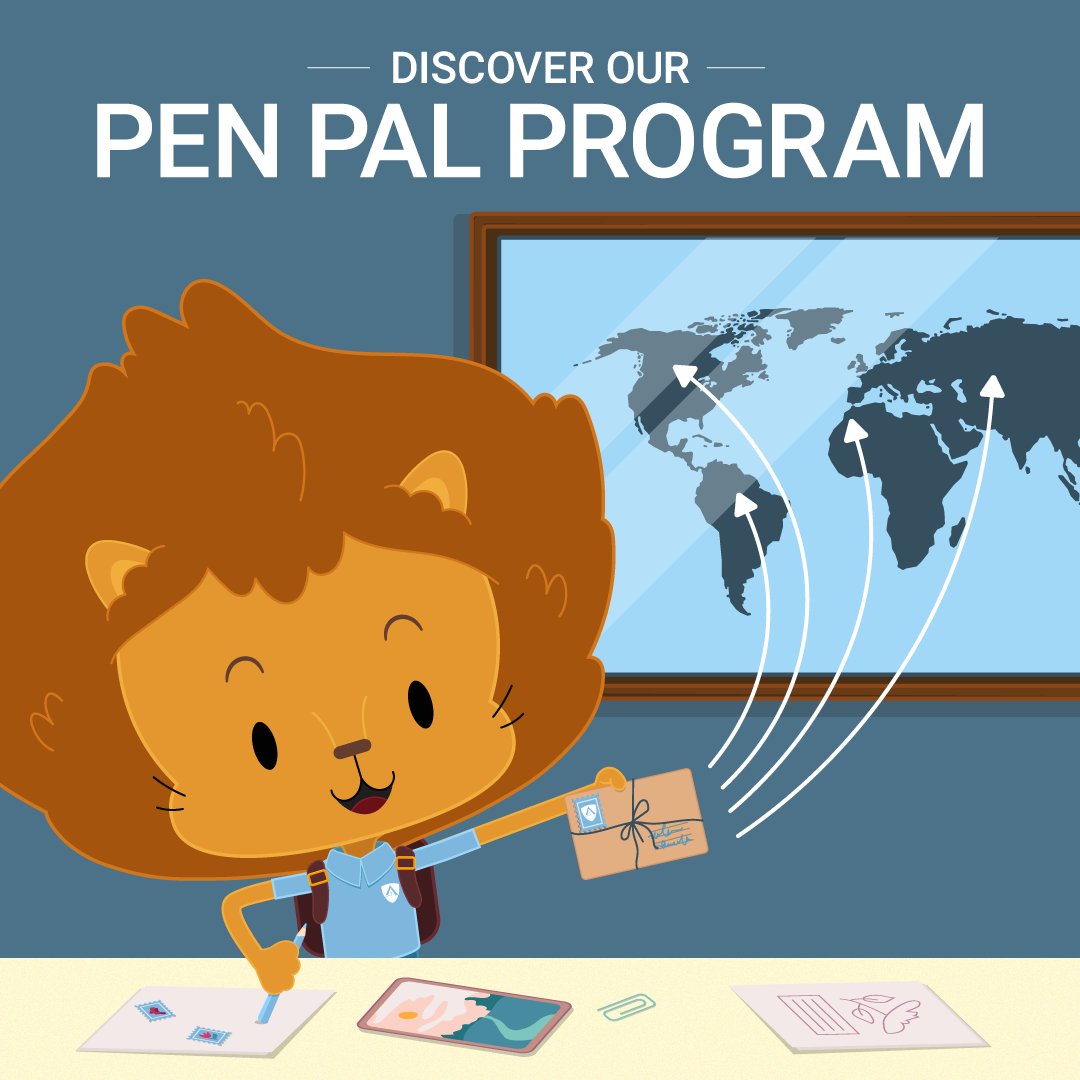 At Enlightium, students can sign up for the Pen Pal Program and write letters to other Enlightium students around the world!  Have you ever had a pen pal? Share your experience!

Learn more: enlightiumacademy.com