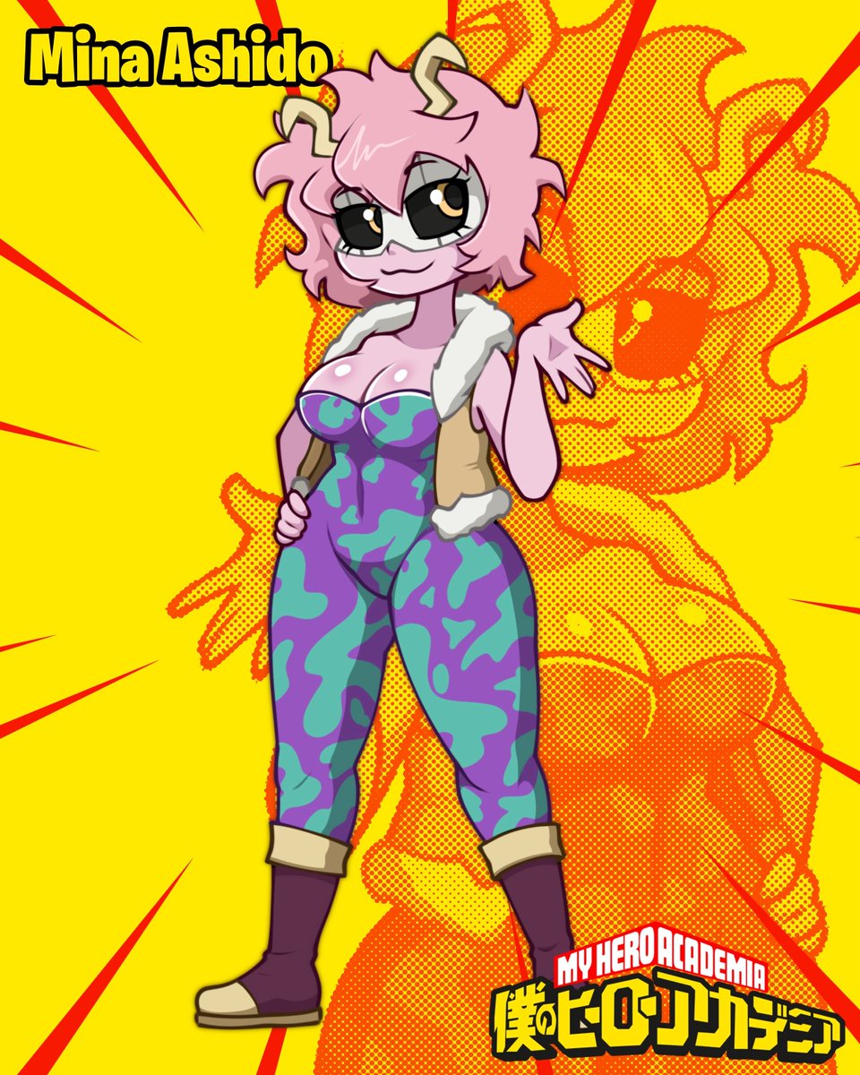 💜🩵Mina from My Hero Academia💜🩵

She so silly and energetic, I love her for it.
#MyHeroAcadamia